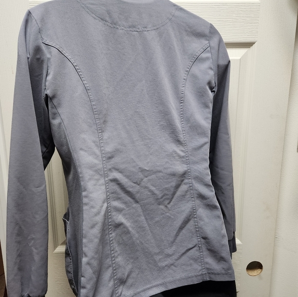 Marvella white cross scrub jacket - Picture 2 of 3